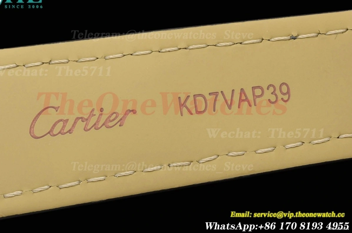 25.5mm DRF Dial Must Silver Quartz YG Tank LE 0224